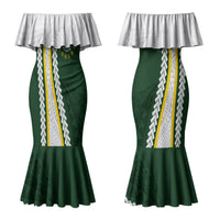 Cook Islands Rugby Personalized Avaiki Couples Matching Mermaid Dress and Hawaiian Shirt GO Kuki