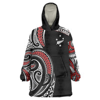 New Zealand Darts Personalized Hei Manaia Wearable Blanket Hoodie Classic Kowhaiwhai