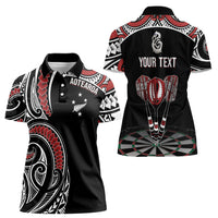 New Zealand Darts Personalized Hei Manaia Women Polo Shirt Classic Kowhaiwhai