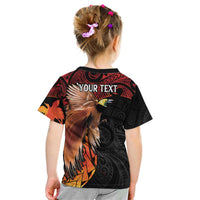 Papua New Guinea Personalised Kid T Shirt Grunge Style 49th Independence Anni