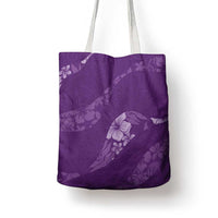 Aloha Hawaii Floral Tapa Tote Bag Patchwork Violet - Polynesian Pride