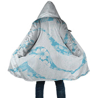 Aloha Hawaii Floral Tapa Cloak Patchwork Turquoise - Polynesian Pride