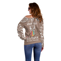 personalised-kia-kaha-te-reo-maori-off-shoulder-sweater-hei-tiki-mix-koru-brown