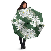 Ia Orana Tahiti Tiare Umbrella Sage Green Lei - Polynesian Pride