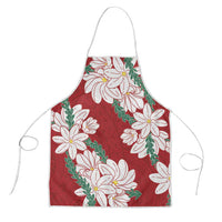 Ia Orana Tahiti Tiare Apron Crimson Lei LT7 Red - Polynesian Pride