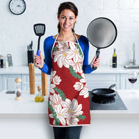 Ia Orana Tahiti Tiare Apron Crimson Lei LT7 - Polynesian Pride