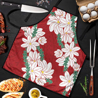 Ia Orana Tahiti Tiare Apron Crimson Lei LT7 Red - Polynesian Pride