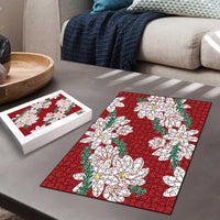 Ia Orana Tahiti Tiare Puzzle Crimson Lei LT7 - Polynesian Pride
