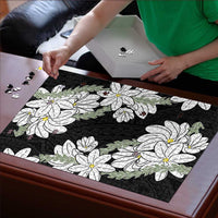 Ia Orana Tahiti Tiare Puzzle Black Lei - Polynesian Pride