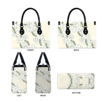 Ia Orana Tahiti Tiare Leather Bag Lemon Yellow Lei - Polynesian Pride