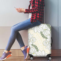 Ia Orana Tahiti Tiare Luggage Cover Lemon Yellow Lei - Polynesian Pride