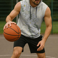 Ia Orana Tahiti Tiare Sleeveless Hoodie Lemon Yellow Lei - Polynesian Pride