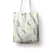 Ia Orana Tahiti Tiare Tote Bag Lemon Yellow Lei - Polynesian Pride