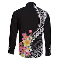 AAPI Heritage Month Family Matching Off Shoulder Maxi Dress and Hawaiian Shirt Kanaka Hawaii Plumeria LT7 - Polynesian Pride