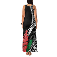 AAPI Heritage Month Family Matching Tank Maxi Dress and Hawaiian Shirt Samoa Teuila