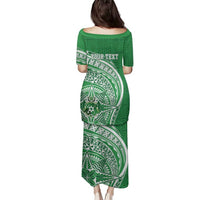 Tonga Liahona High School Personalized Family Matching Puletasi and Hawaiian Shirt Ngatu Tokelaufeletoa Motifs