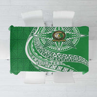 Tonga Liahona High School Personalized Tablecloth Ngatu Tokelaufeletoa Motifs