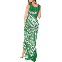 Tonga Liahona High School Personalized Tank Maxi Dress Ngatu Tokelaufeletoa Motifs