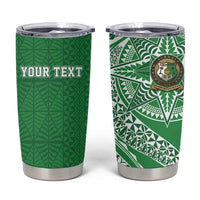 Tonga Liahona High School Personalized Tumbler Cup Ngatu Tokelaufeletoa Motifs