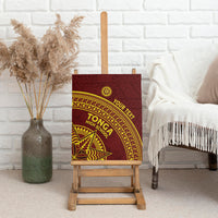Tonga High School Canvas Wall Art THS Anniversary Ngatu Motif LT7 - Polynesian Pride