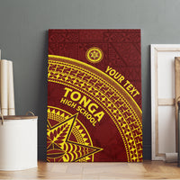Tonga High School Canvas Wall Art THS Anniversary Ngatu Motif LT7 - Polynesian Pride