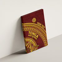 Tonga High School Canvas Wall Art THS Anniversary Ngatu Motif LT7 - Polynesian Pride