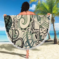Aloha Hawaii Tapa Beach Blanket Summer Green Hawaiian Ipu - Polynesian Pride