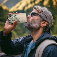 Aloha Hawaii Tapa 4 in 1 Can Cooler Tumbler Summer Green Hawaiian Ipu - Polynesian Pride