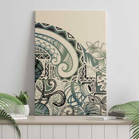 Aloha Hawaii Tapa Canvas Wall Art Summer Green Hawaiian Ipu LT7 - Polynesian Pride