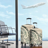 Aloha Hawaii Tapa Luggage Cover Summer Green Hawaiian Ipu - Polynesian Pride