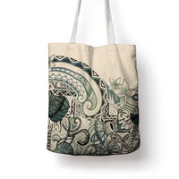 Aloha Hawaii Tapa Tote Bag Summer Green Hawaiian Ipu - Polynesian Pride