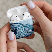 Aloha Hawaii Tapa AirPods Case Cool Turquoise Hawaiian Ipu - Polynesian Pride