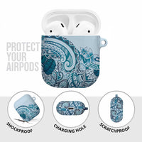 Aloha Hawaii Tapa AirPods Case Cool Turquoise Hawaiian Ipu LT7 - Polynesian Pride