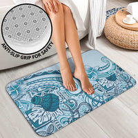 Aloha Hawaii Tapa Bathroom Set Cool Turquoise Hawaiian Ipu - Polynesian Pride