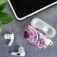 Aloha Hawaii Tapa AirPods Case Vibrant Fuchsia Hawaiian Ipu - Polynesian Pride