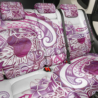 Aloha Hawaii Tapa Back Car Seat Cover Vibrant Fuchsia Hawaiian Ipu - Polynesian Pride