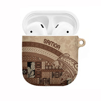 Samoa Mamanu Siapo Mocha AirPods Case Tatau Malie