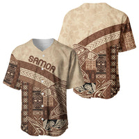 Samoa Mamanu Siapo Mocha Baseball Jersey Tatau Malie