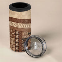 Samoa Mamanu Siapo Mocha 4 in 1 Can Cooler Tumbler Tatau Malie