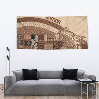 Samoa Mamanu Siapo Mocha Tapestry Tatau Malie