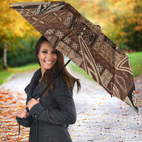 Samoa Mamanu Siapo Mocha Umbrella Tatau Malie