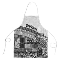 Samoa Mamanu Siapo Classic Black Apron Tatau Malie