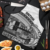 Samoa Mamanu Siapo Classic Black Apron Tatau Malie