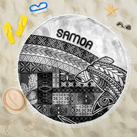 Samoa Mamanu Siapo Classic Black Beach Blanket Tatau Malie