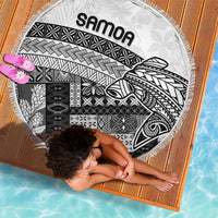 Samoa Mamanu Siapo Classic Black Beach Blanket Tatau Malie