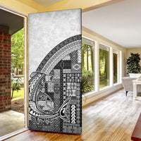 Samoa Mamanu Siapo Classic Black Door Cover Tatau Malie