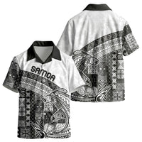 Samoa Mamanu Siapo Classic Black Kid Hawaiian Shirt Tatau Malie