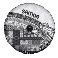 Samoa Mamanu Siapo Classic Black Spare Tire Cover Tatau Malie