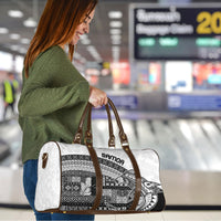 Samoa Mamanu Siapo Classic Black Travel Bag Tatau Malie