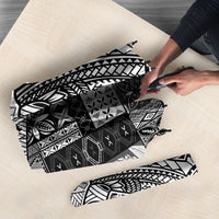 Samoa Mamanu Siapo Classic Black Umbrella Tatau Malie